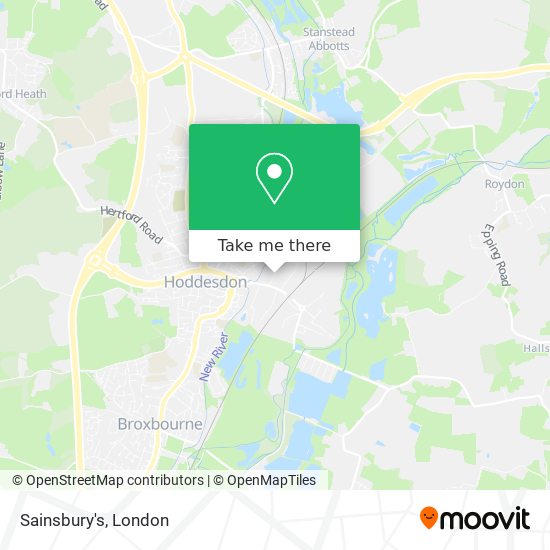 Sainsbury's map