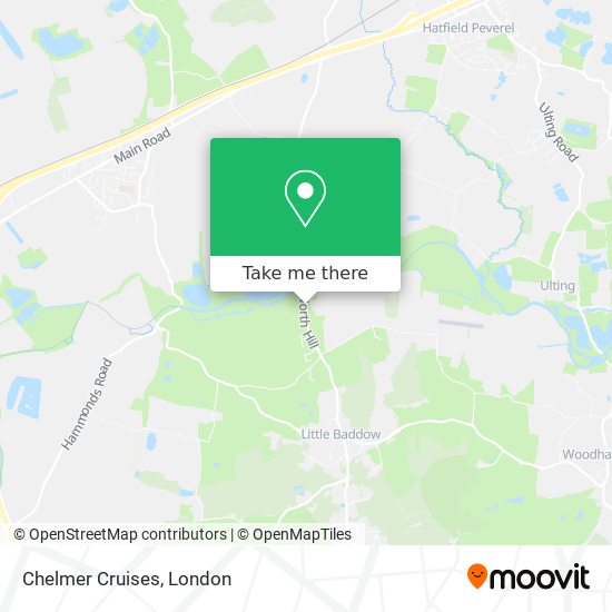 Chelmer Cruises map