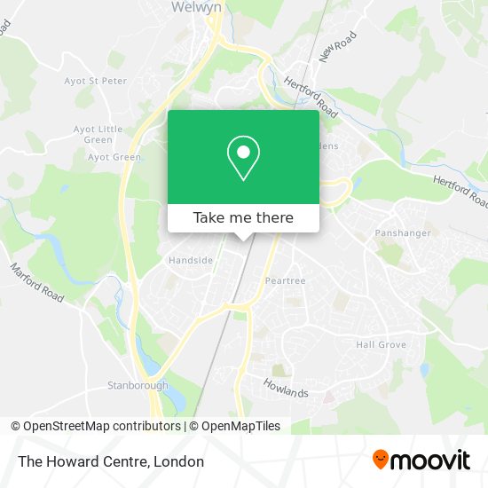 The Howard Centre map