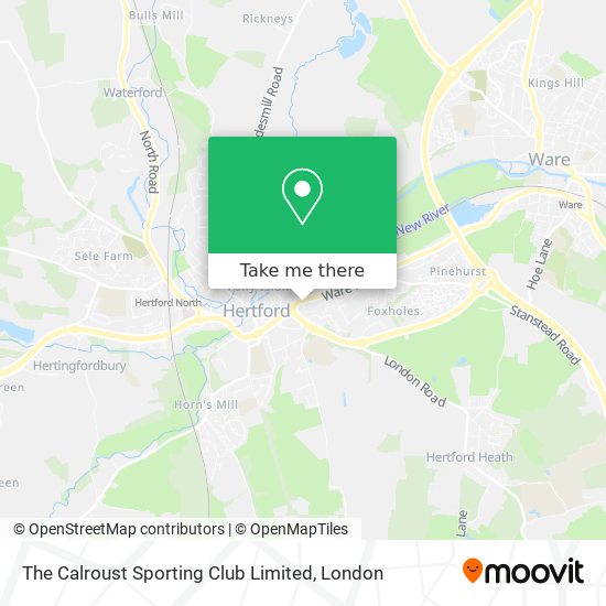 The Calroust Sporting Club Limited map