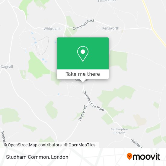 Studham Common map