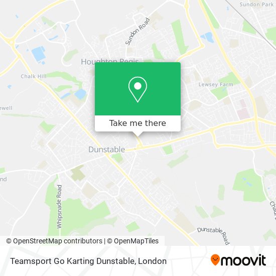 Teamsport Go Karting Dunstable map