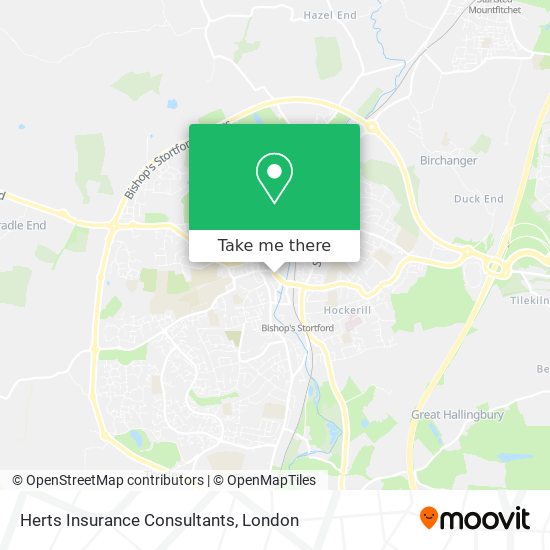 Herts Insurance Consultants map