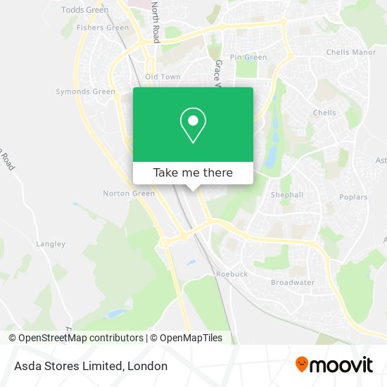 Asda Stores Limited map