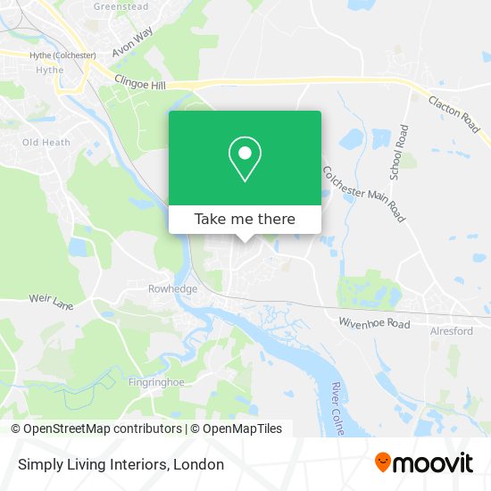 Simply Living Interiors map