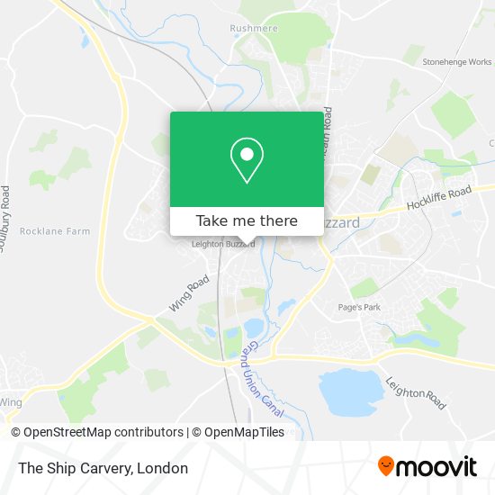 The Ship Carvery map