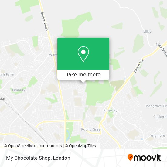 My Chocolate Shop map