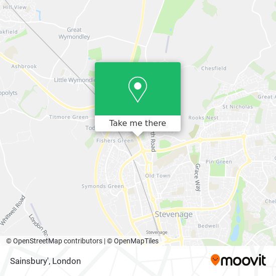 Sainsbury' map
