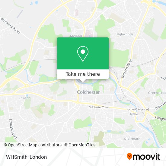 WHSmith map