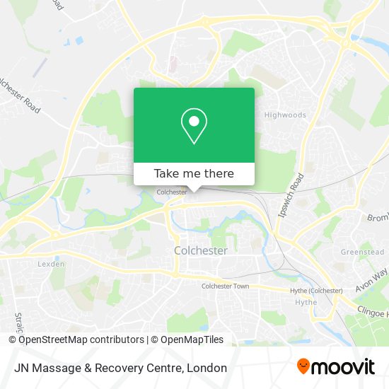 JN Massage & Recovery Centre map