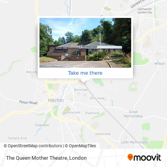 The Queen Mother Theatre map