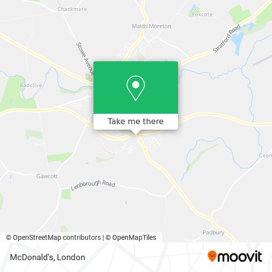 McDonald's map