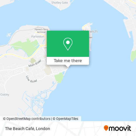 The Beach Café map
