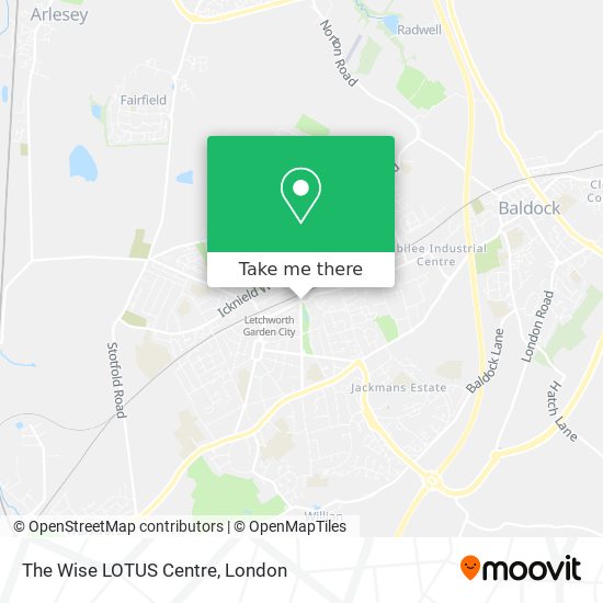 The Wise LOTUS Centre map