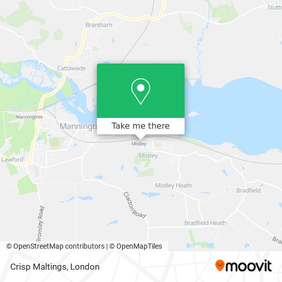Crisp Maltings map
