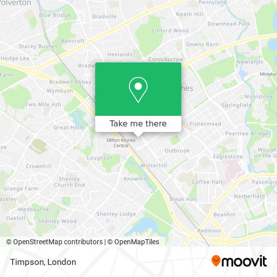 Timpson map