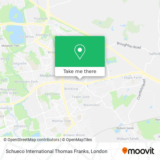 Schueco International Thomas Franks map