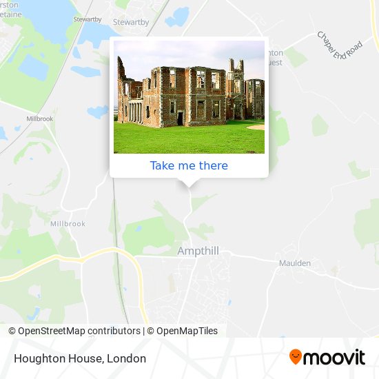 Houghton House map