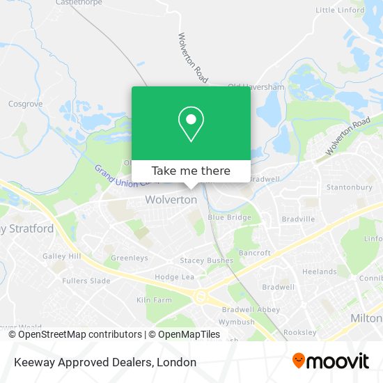 Keeway Approved Dealers map