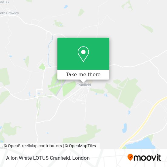 Allon White LOTUS Cranfield map