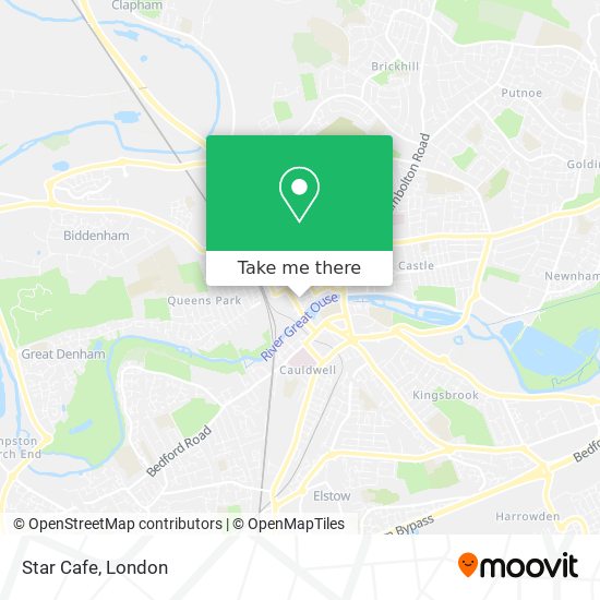 Star Cafe map