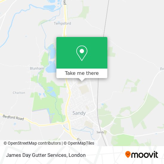 James Day Gutter Services map