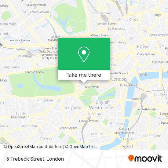 5 Trebeck Street map