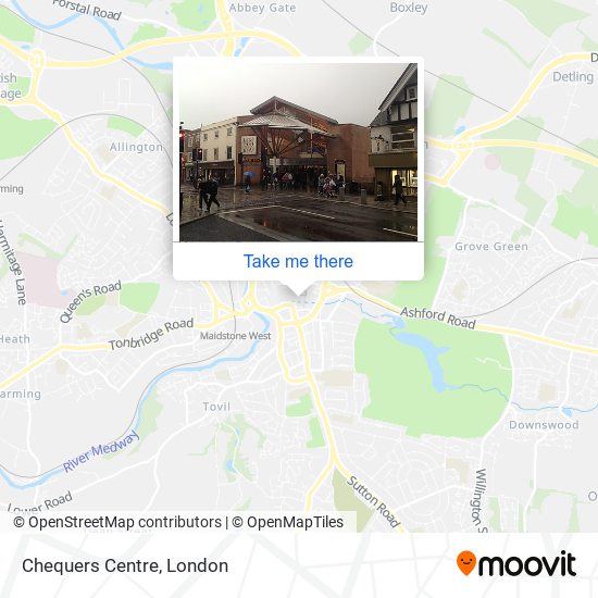 Chequers Centre map