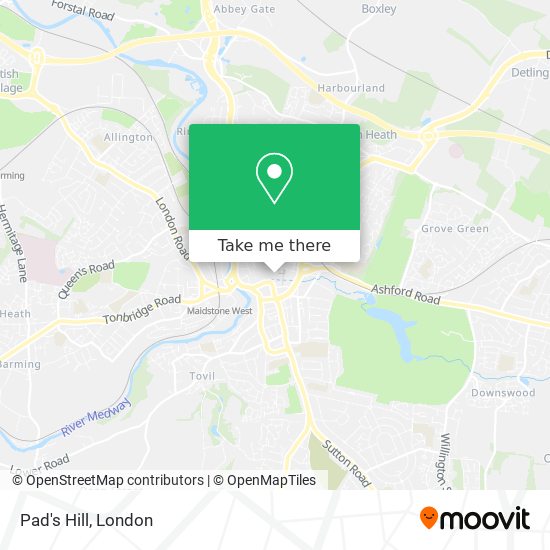 Pad's Hill map