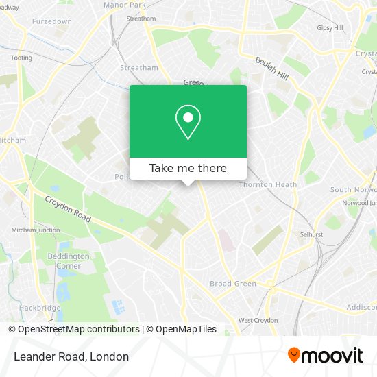 Leander Road map