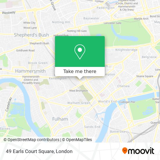 49 Earls Court Square map