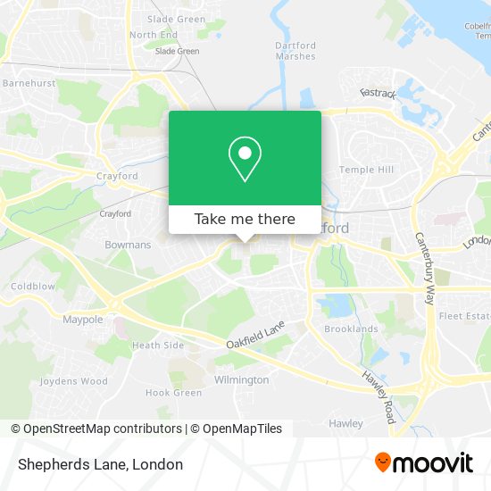 Shepherds Lane map