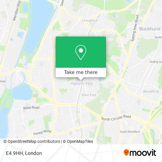 E4 9HH map
