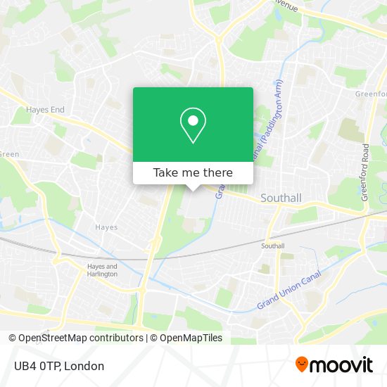 UB4 0TP map