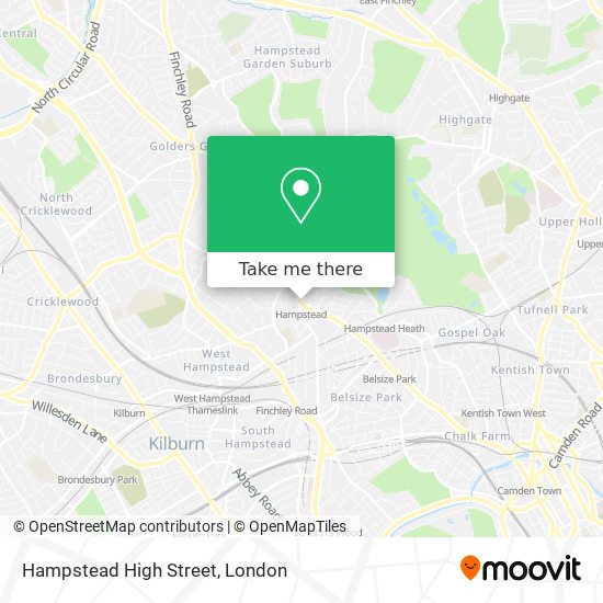 Hampstead High Street map