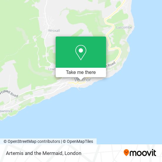 Artemis and the Mermaid map