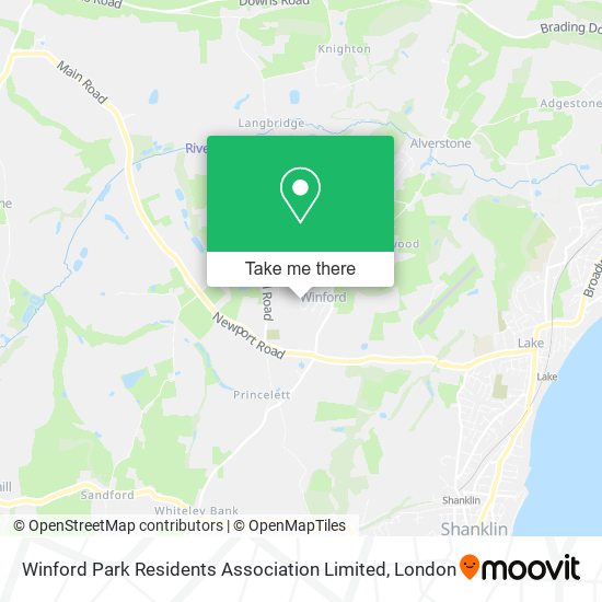 Winford Park Residents Association Limited map