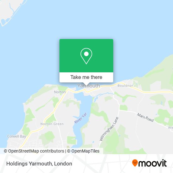 How to get to Holdings Yarmouth in London by Train, River Bus or Bus?