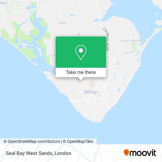 Seal Bay West Sands map