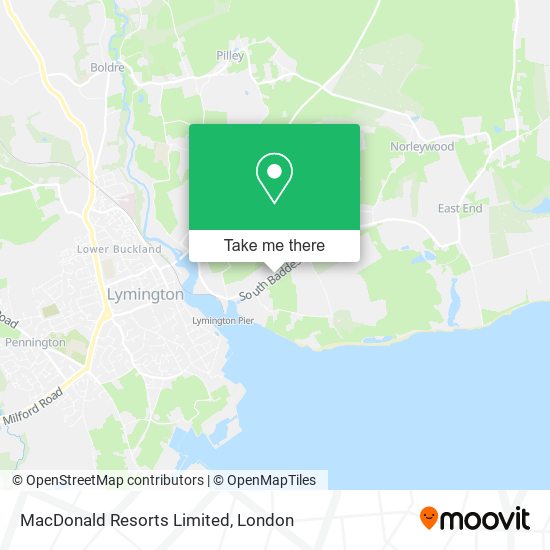 MacDonald Resorts Limited map