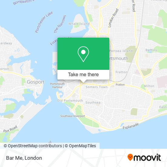 Bar Me map