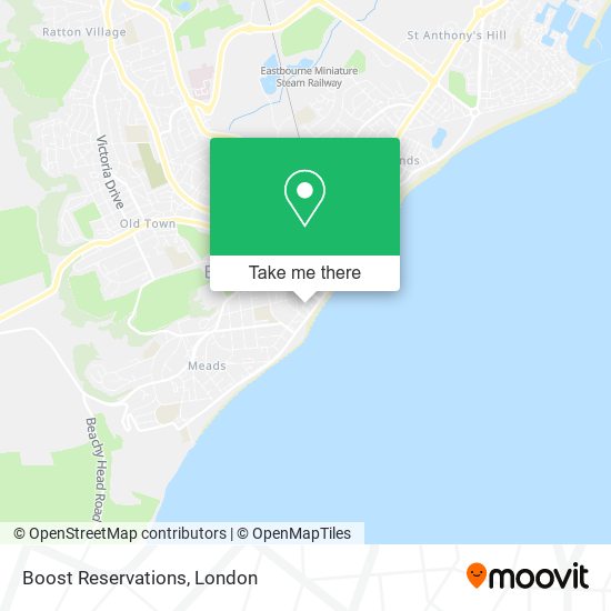 Boost Reservations map