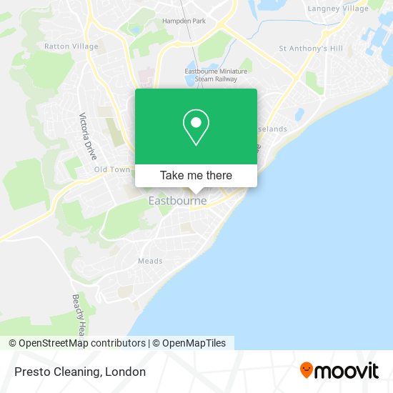Presto Cleaning map