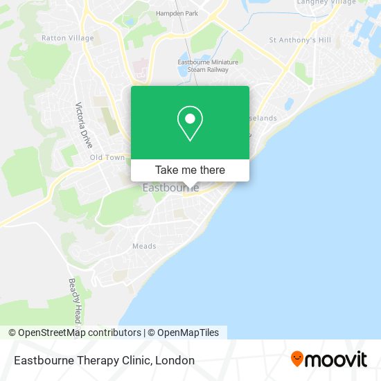 Eastbourne Therapy Clinic map