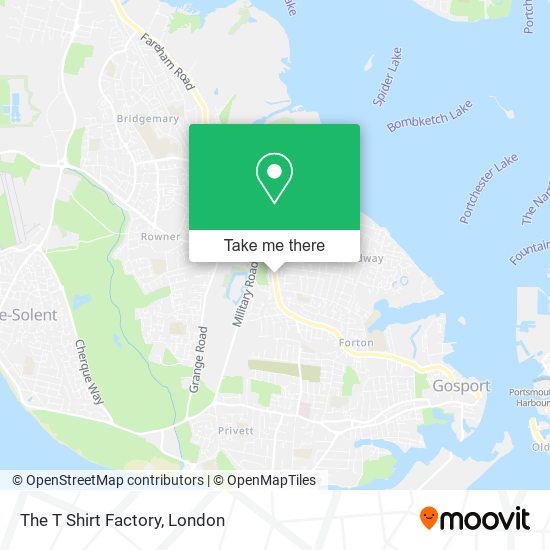 The T Shirt Factory map