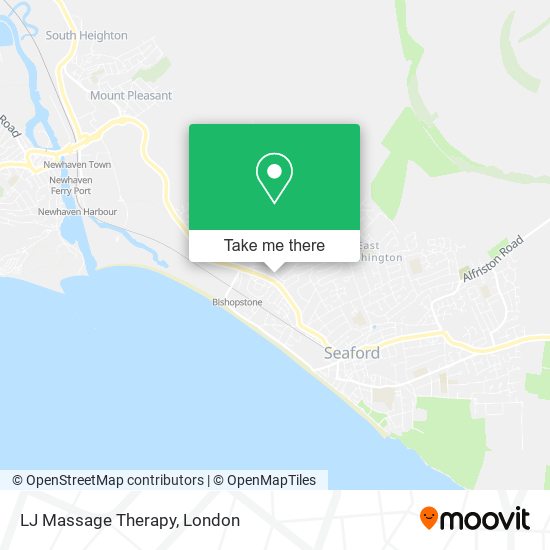 LJ Massage Therapy map