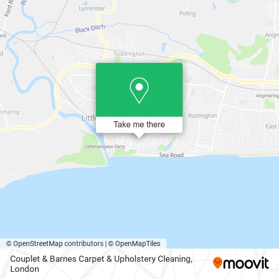 Couplet & Barnes Carpet & Upholstery Cleaning map