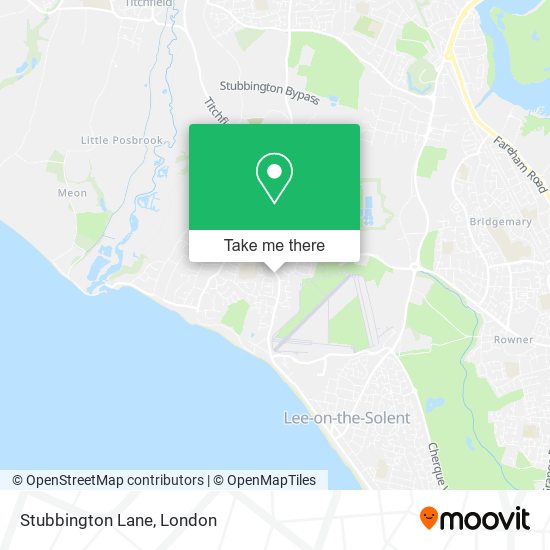 Stubbington Lane map