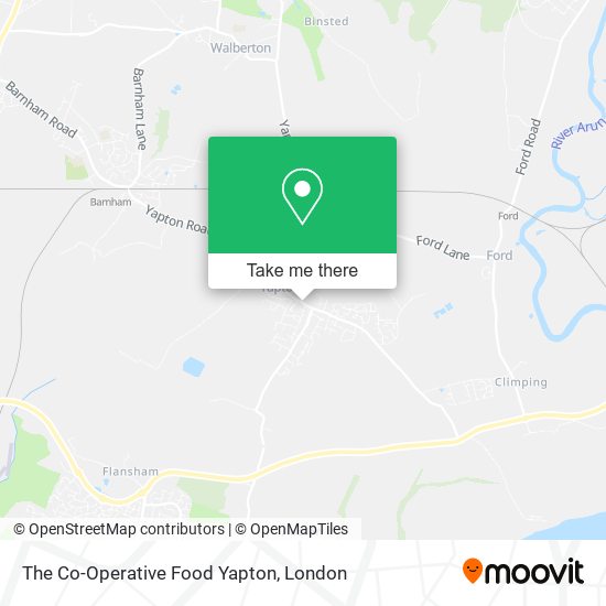 The Co-Operative Food Yapton map