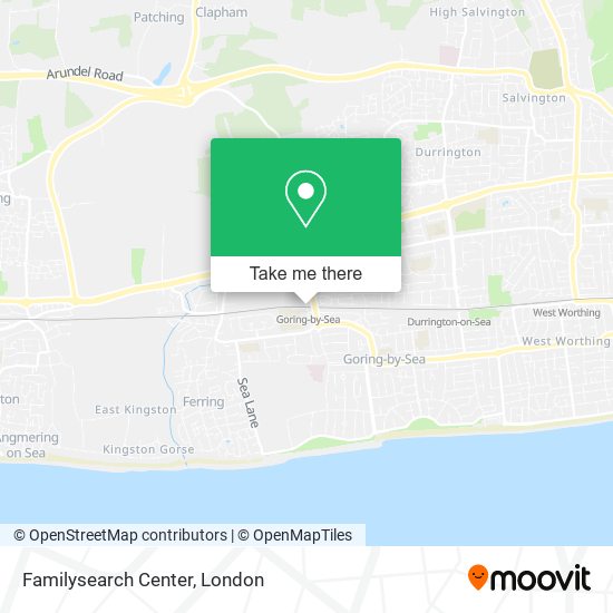 Familysearch Center map